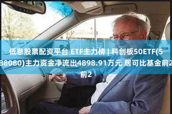 低息股票配资平台 ETF主力榜 | 科创板50ETF(588080)主力资金净流出4898.91万元 居可比基金前2