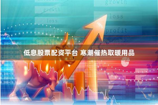 低息股票配资平台 寒潮催热取暖用品