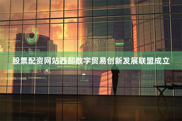 股票配资网站西部数字贸易创新发展联盟成立